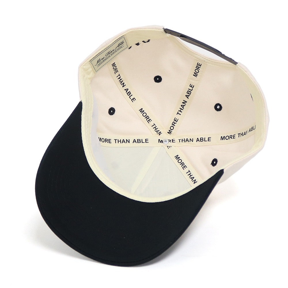 The Jamestown Cap — OFF-WHITE / BLACK