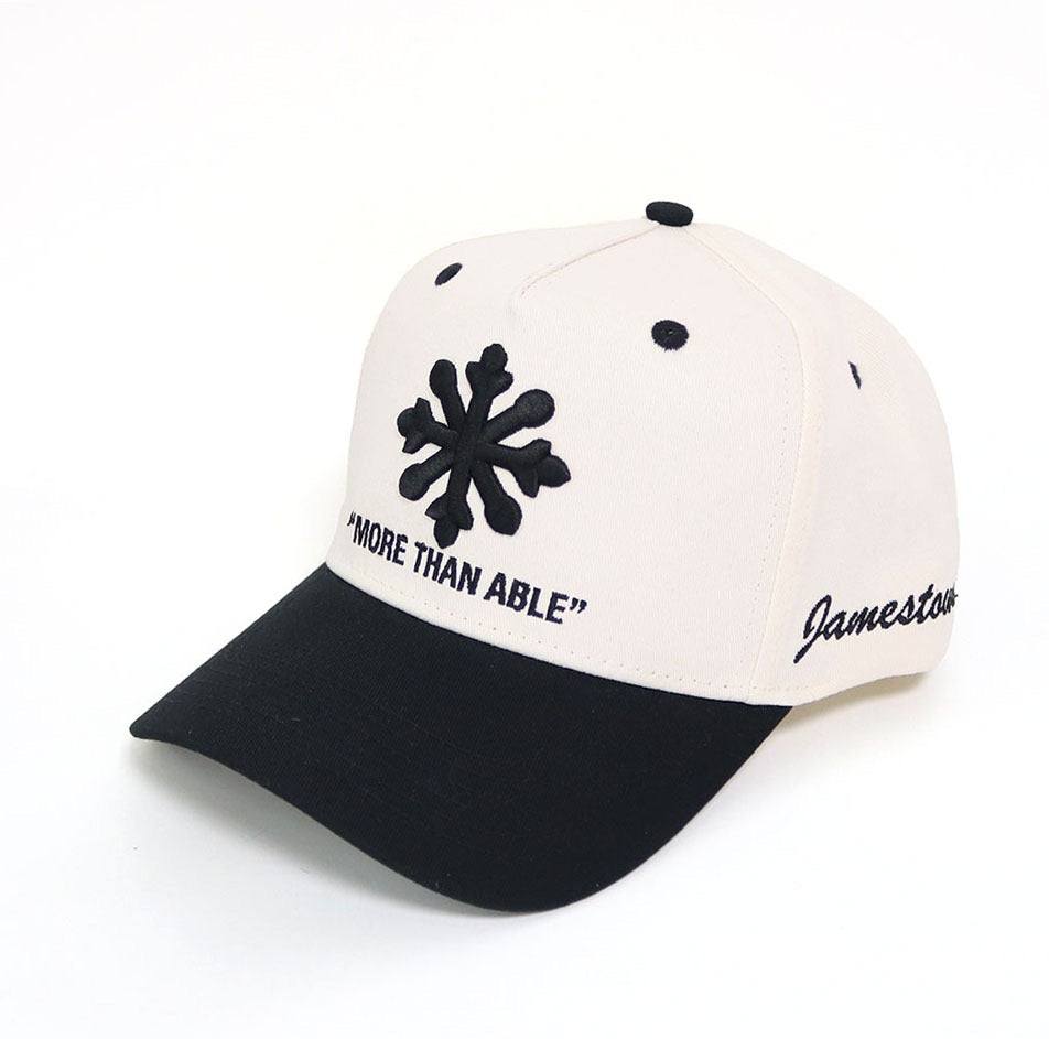 The Jamestown Cap — OFF-WHITE / BLACK
