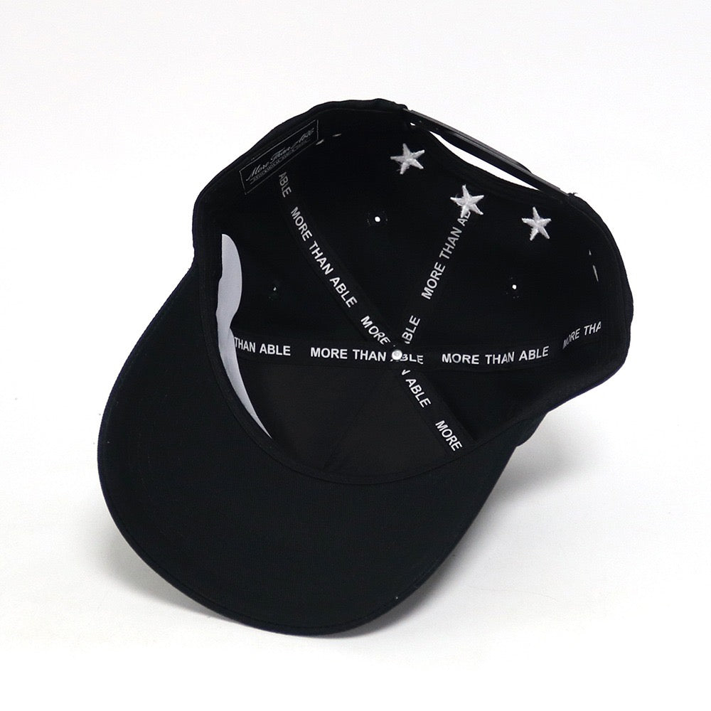 The Jamestown Cap — MIDNIGHT BLACK / WHITE