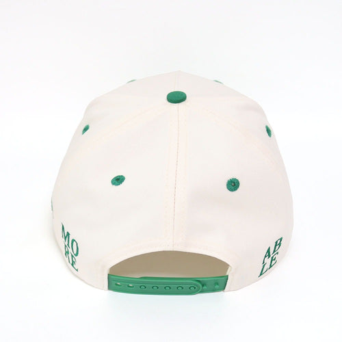The Jamestown Cap — GREEN / OFF-WHITE